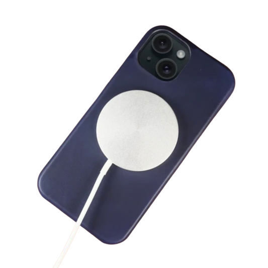 Premium Leather iPhone Case (Magsafe Compatible) - BLUE